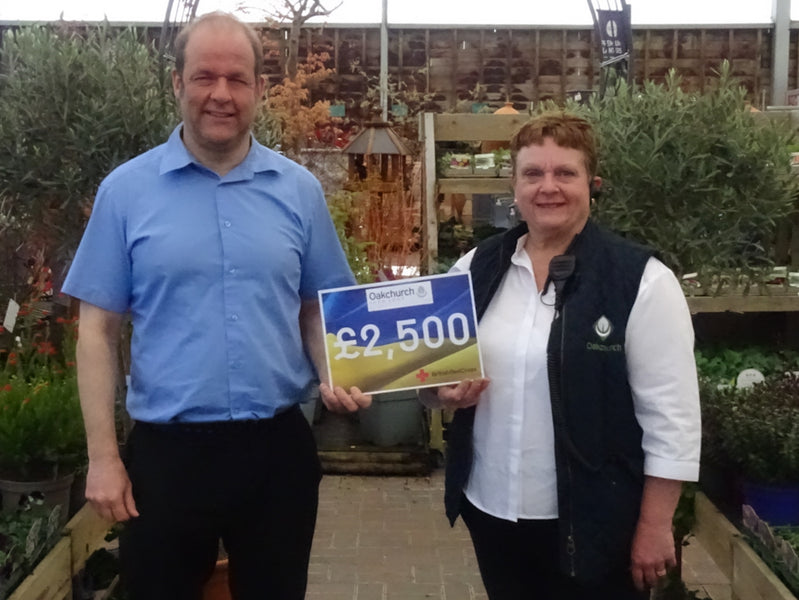 £1,250 RAISED IS MATCHED BY OAKCHURCH OWNER