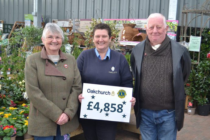 £4,858 RAISED FOR LOCAL CHARITIES & WORTHY CAUSES